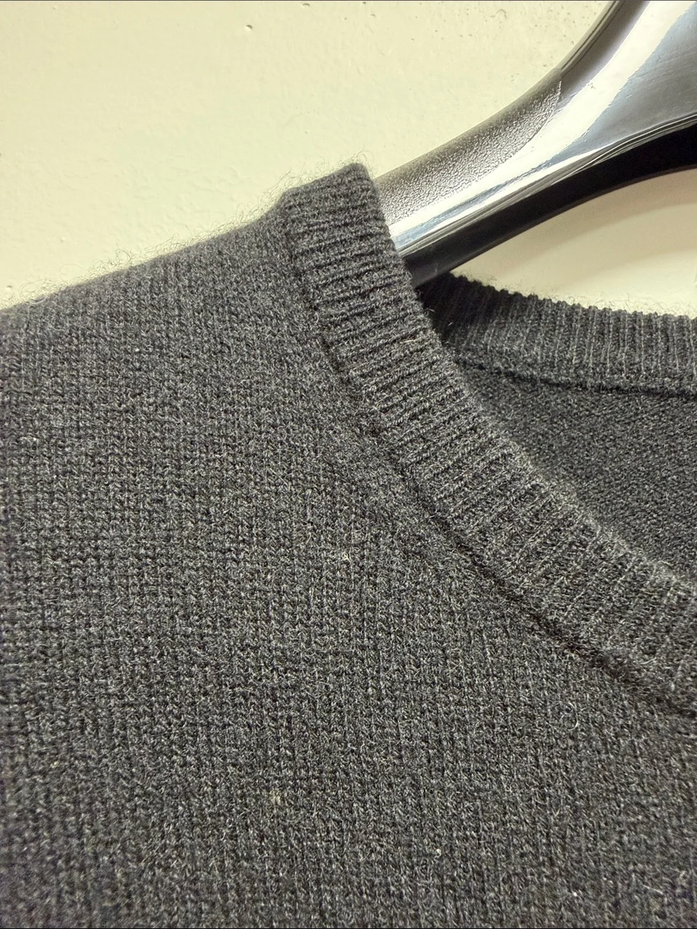 J. Crew Black Crewneck Sweater 100% Cashmere